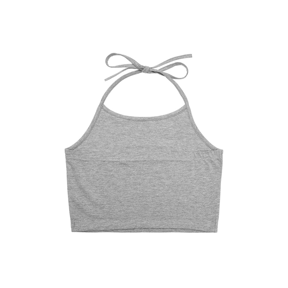 Brandit - Neckholder Sleeveless top - Grey